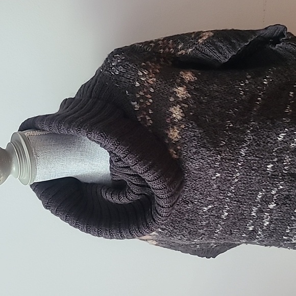 Free People Snow Drift Fair Isle Cowl Neck Sweater - Picture 3 of 14